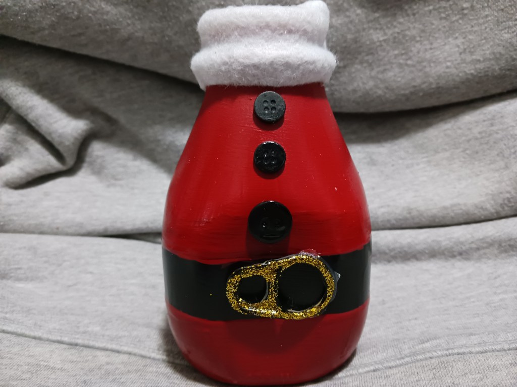 How-To Make a Santa Clause Candy Jar