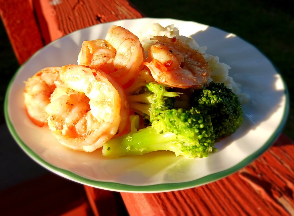 Shrimp with Rice and&nbsp;Broccoli